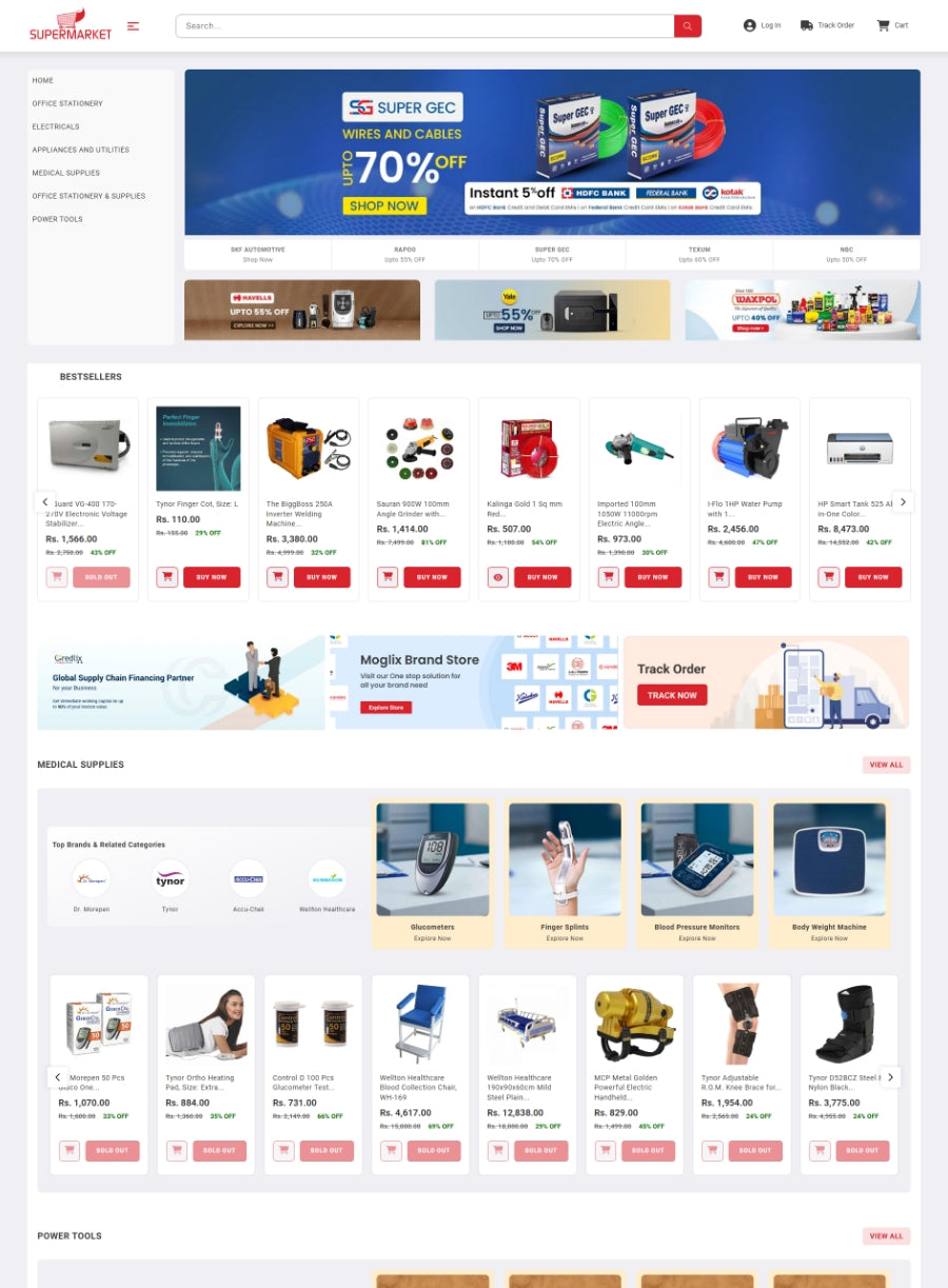 Premium Shopify Supermarket Theme