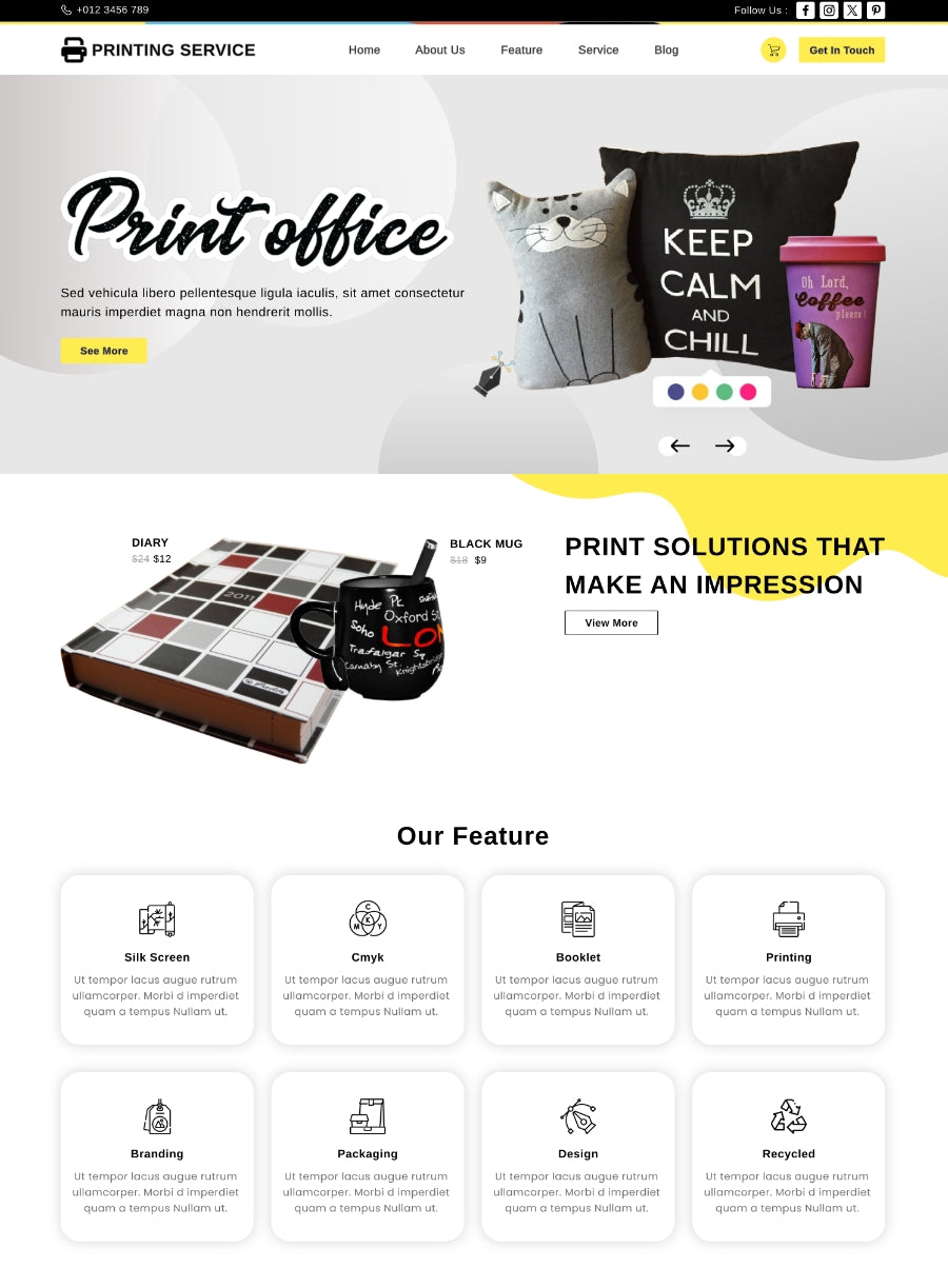 Premium Print Shop Shopify Template